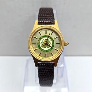 American Federation Employees State County Municipal Watch Gold Tone New Battery